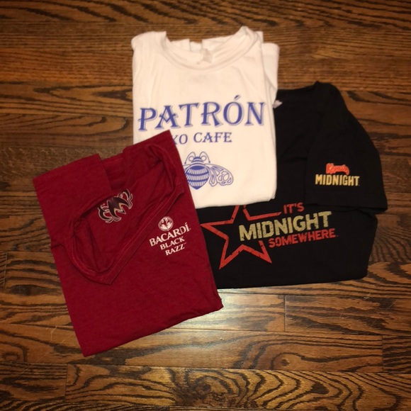Tops - Assorted women’s fitted alcohol tees